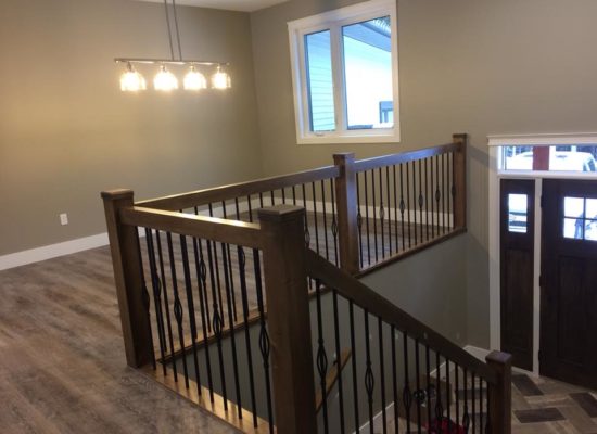 custom home railing renovation