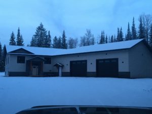 winter custom home